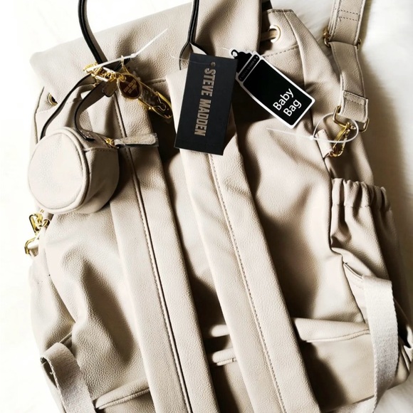 NEW Steve Madden Leather Baby Bag - Picture 5 of 9